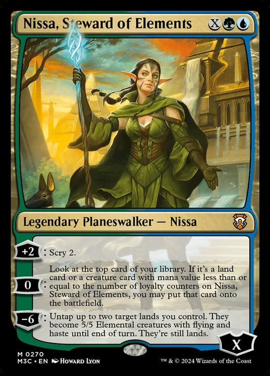 Nissa, Steward of Elements front