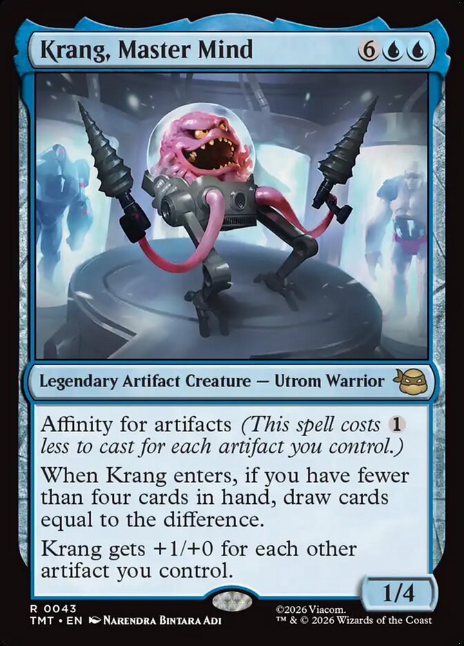Krang, Master Mind front