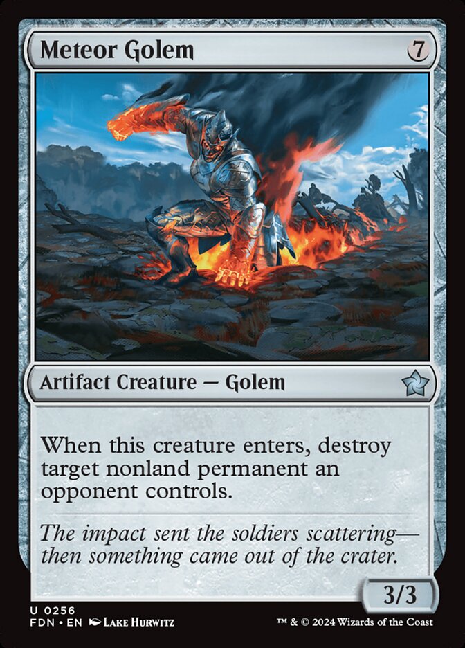 Meteor Golem front