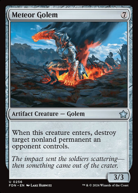 Meteor Golem front