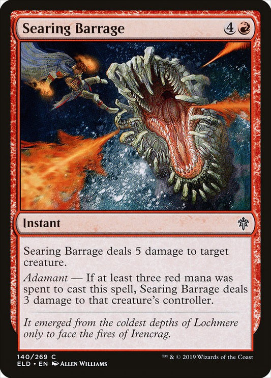 Searing Barrage front