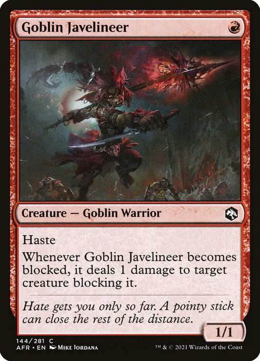 Goblin Javelineer front