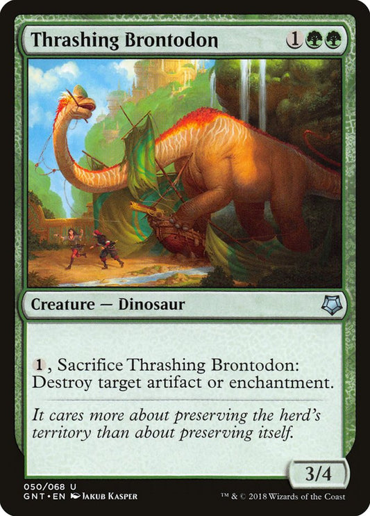 Thrashing Brontodon front