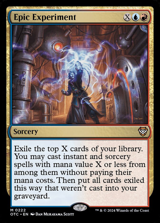 Epic Experiment front