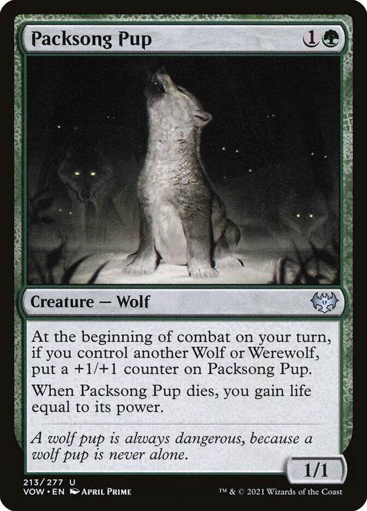 Packsong Pup front