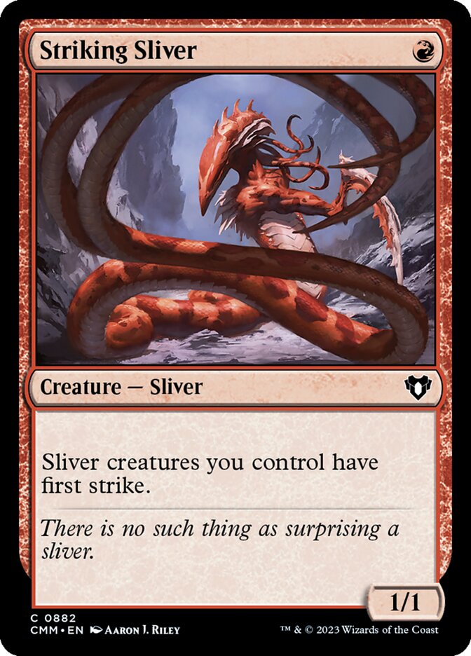Striking Sliver front