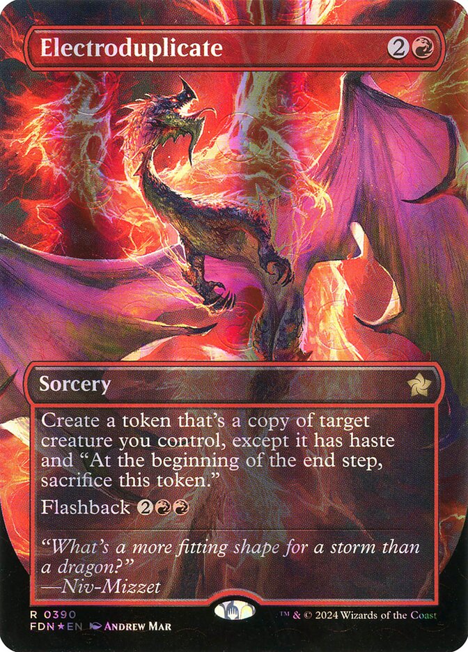 Electroduplicate front