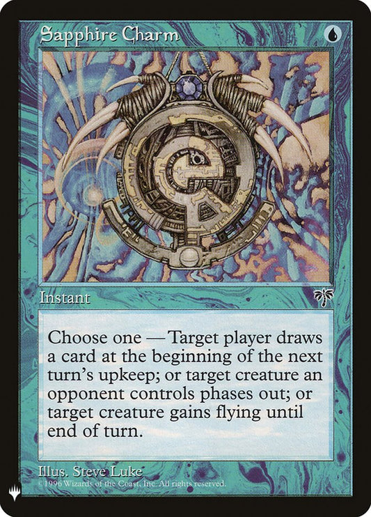 Sapphire Charm front