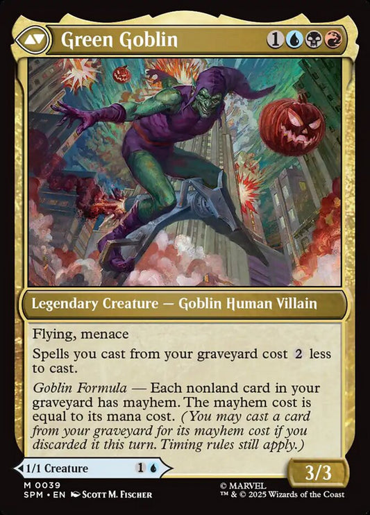 Norman Osborn // Green Goblin back