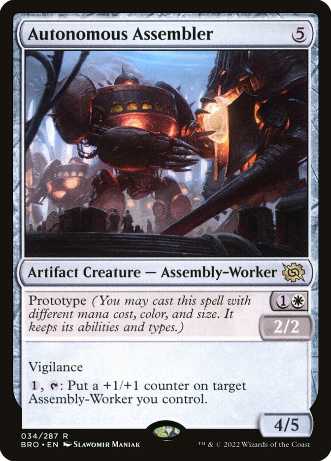Autonomous Assembler front