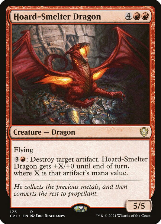 Hoard-Smelter Dragon front