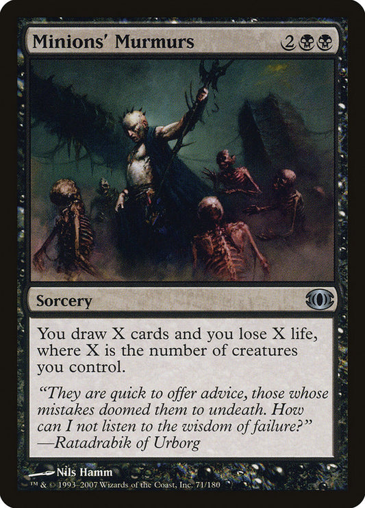 Minions' Murmurs front