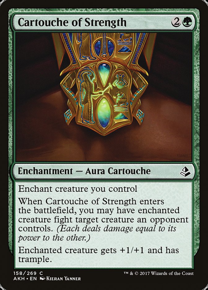 Cartouche of Strength front