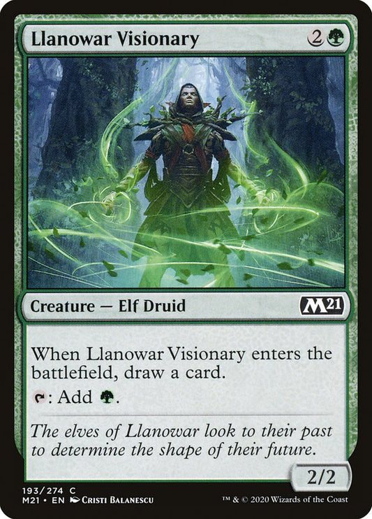Llanowar Visionary front