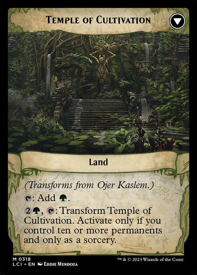Ojer Kaslem, Deepest Growth // Temple of Cultivation back