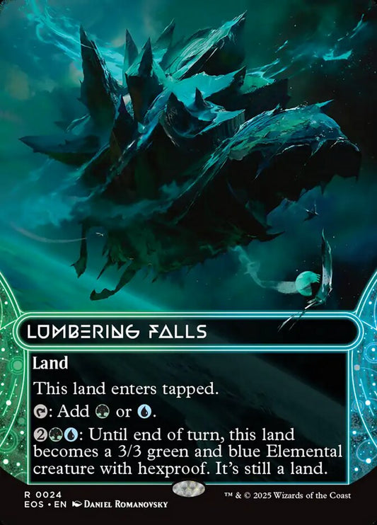 Lumbering Falls front