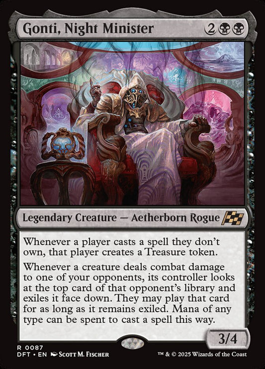 Gonti, Night Minister front