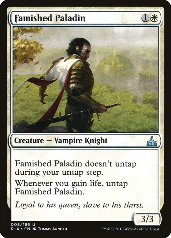 Famished Paladin front