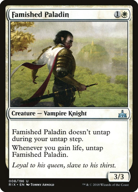 Famished Paladin front