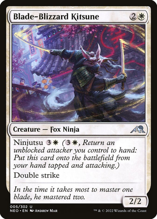 Blade-Blizzard Kitsune front