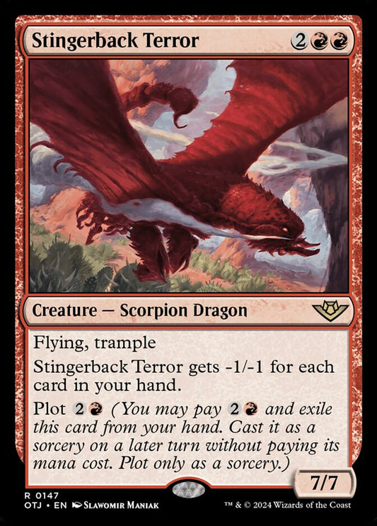 Stingerback Terror front