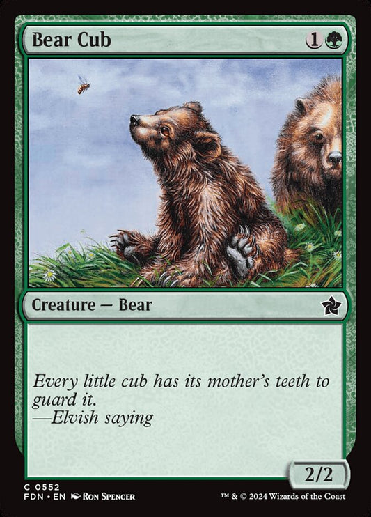 Bear Cub front