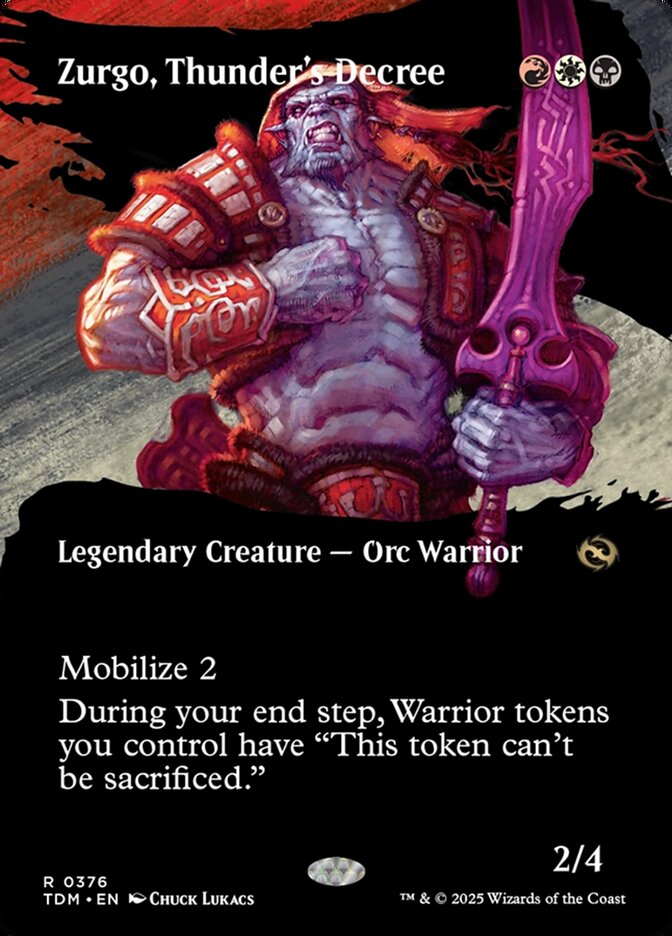 Zurgo, Thunder's Decree front