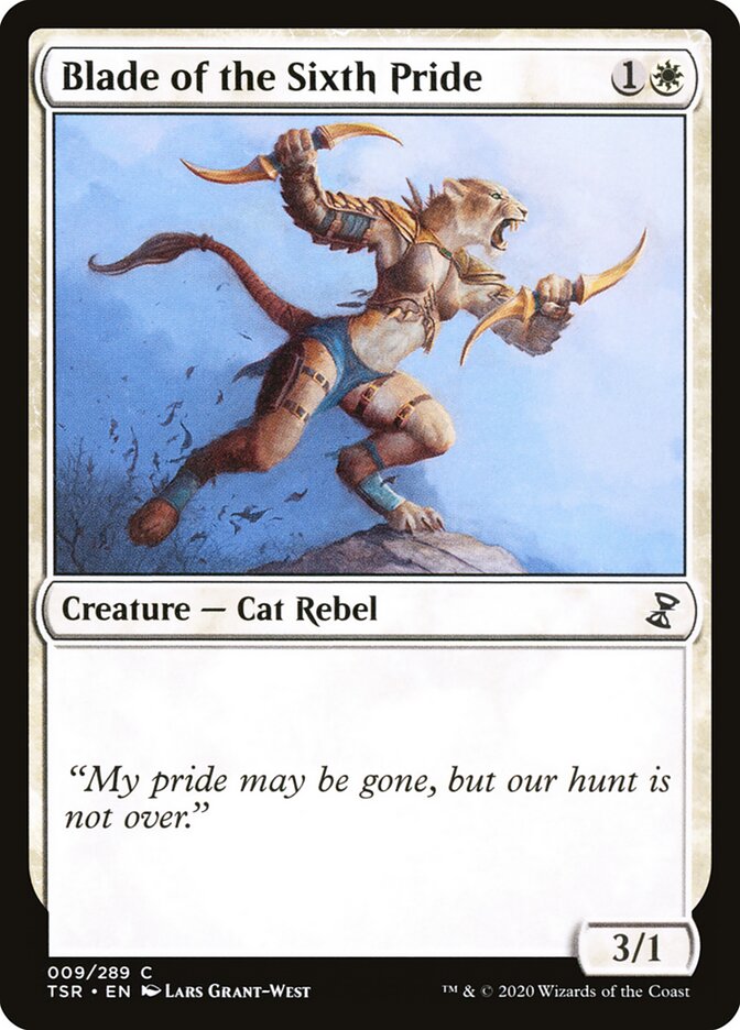 Blade of the Sixth Pride front