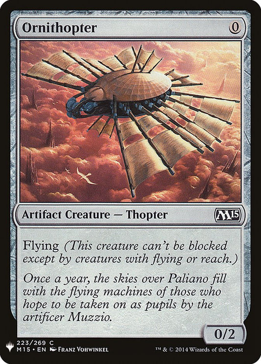 Ornithopter front