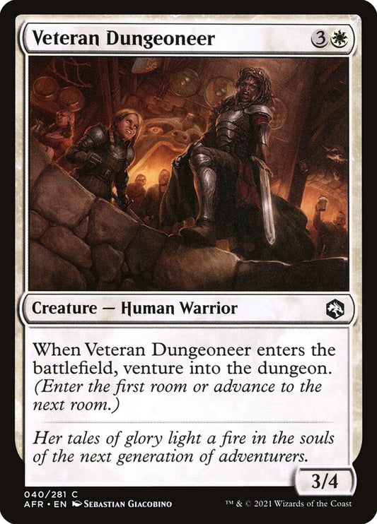Veteran Dungeoneer front