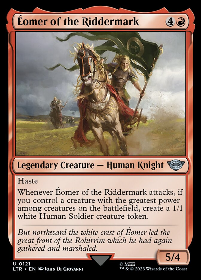 Éomer of the Riddermark front