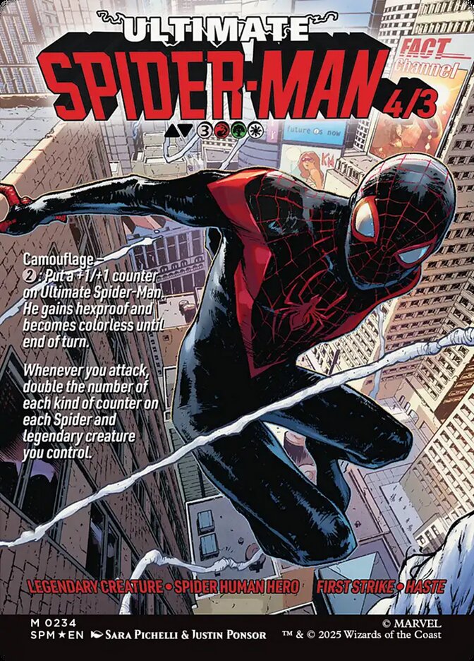 Miles Morales // Ultimate Spider-Man back