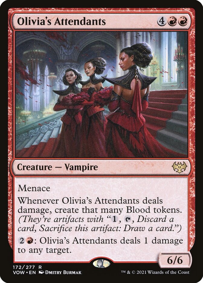 Olivia's Attendants front