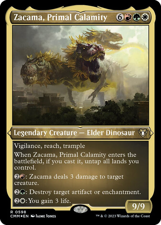 Zacama, Primal Calamity front