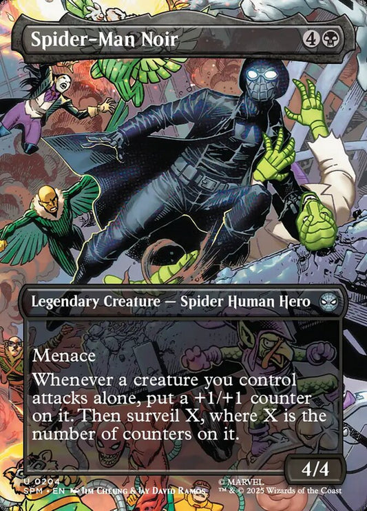 Spider-Man Noir front