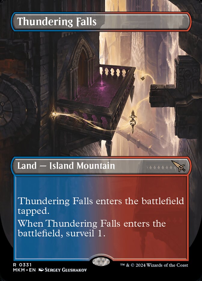 Thundering Falls front