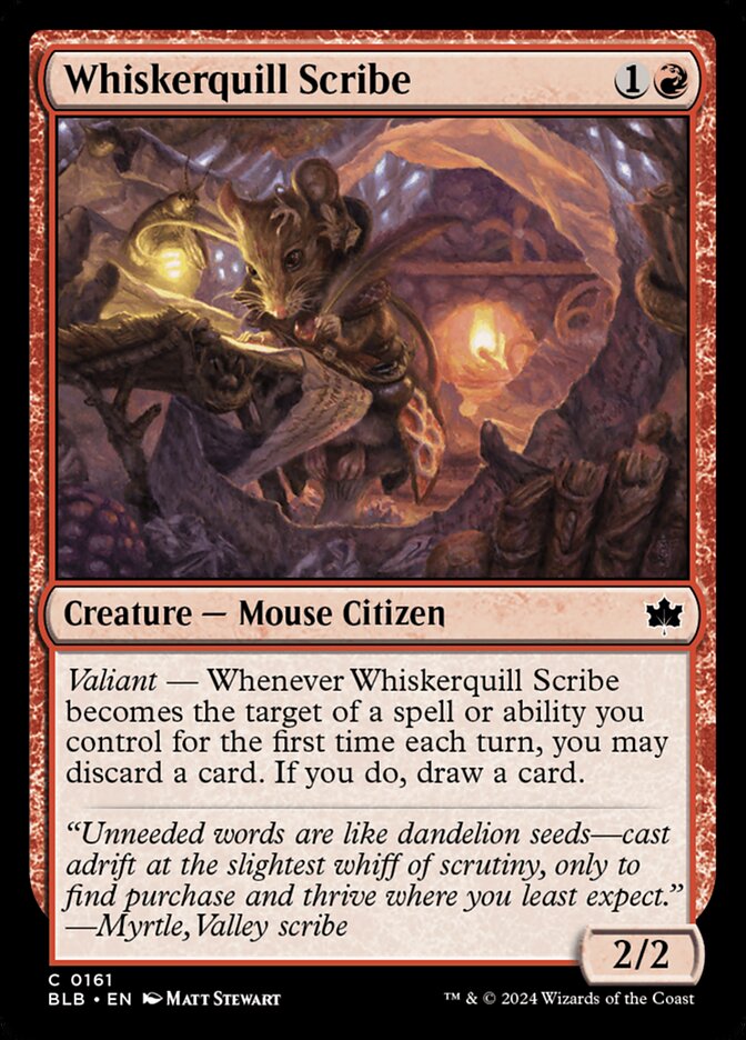 Whiskerquill Scribe front