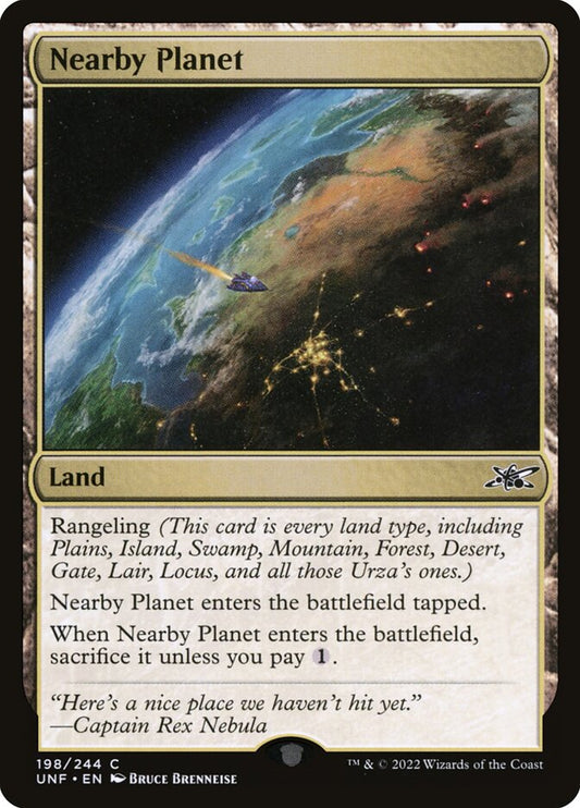 Nearby Planet front