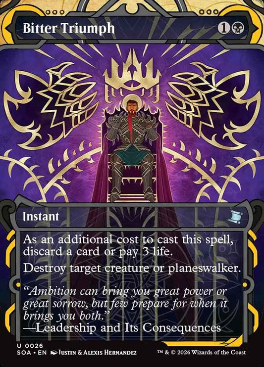 Bitter Triumph (Borderless)