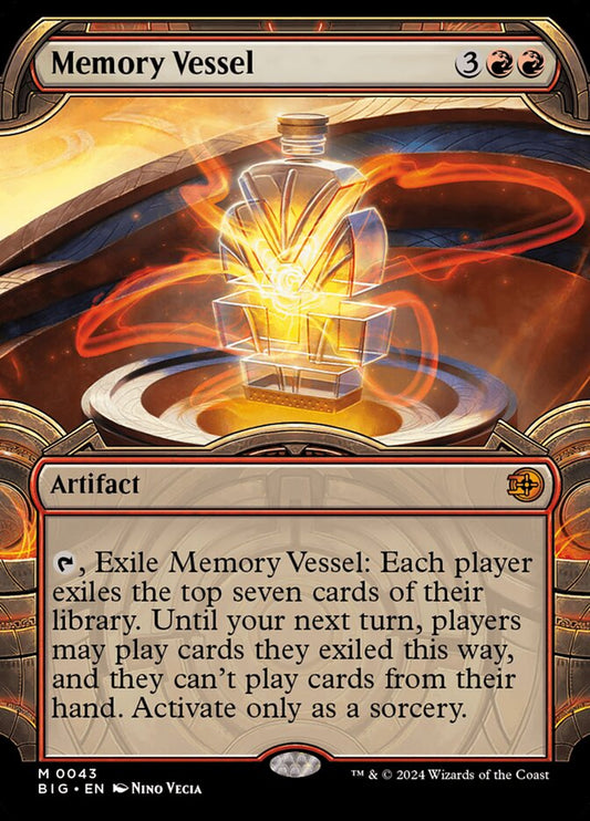 Memory Vessel front