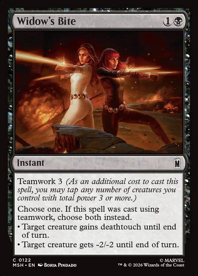 Widow's Bite front