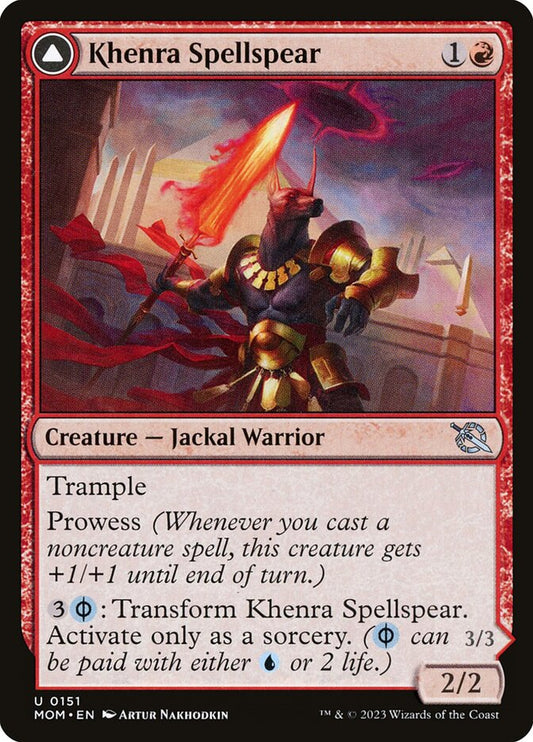 Khenra Spellspear // Gitaxian Spellstalker front