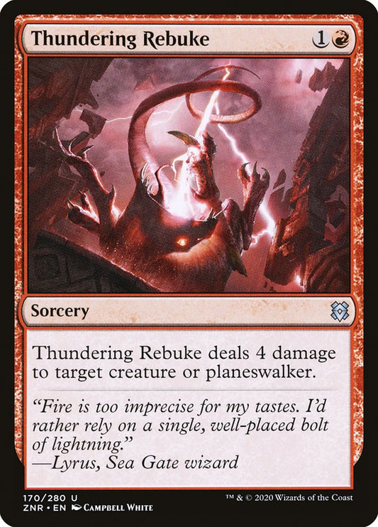 Thundering Rebuke front
