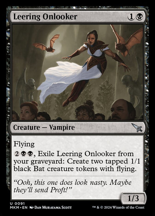 Leering Onlooker front