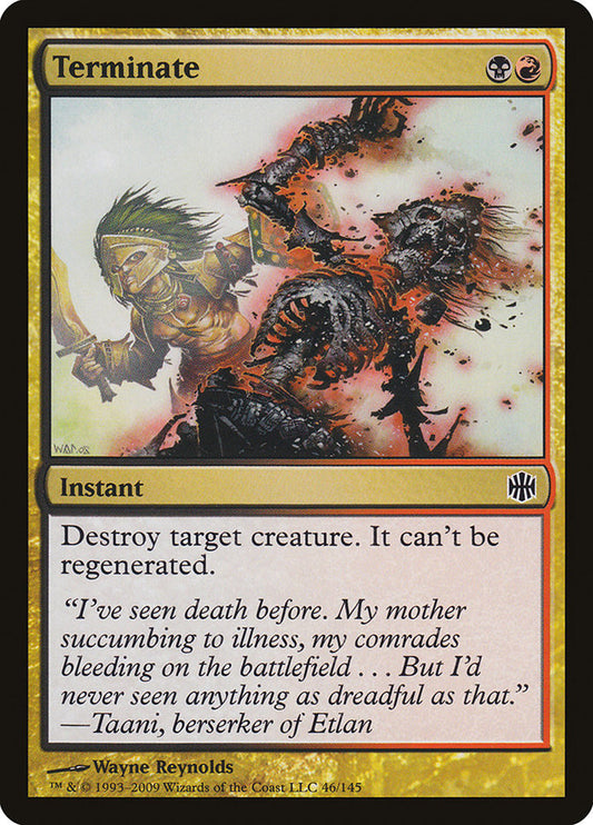 Terminate front