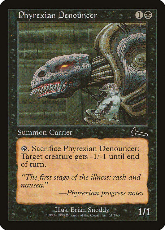 Phyrexian Denouncer front