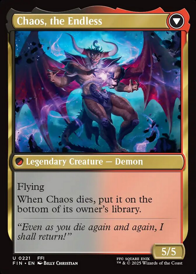 Garland, Knight of Cornelia // Chaos, the Endless back