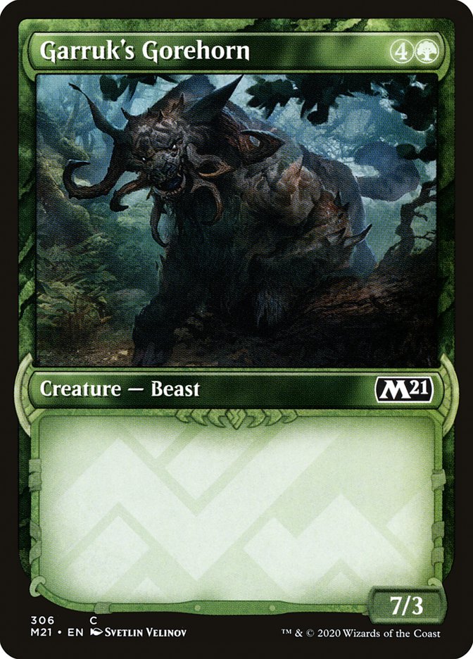 Garruk's Gorehorn front