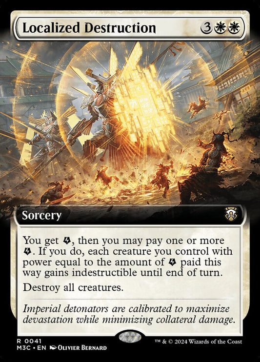 Localized Destruction front