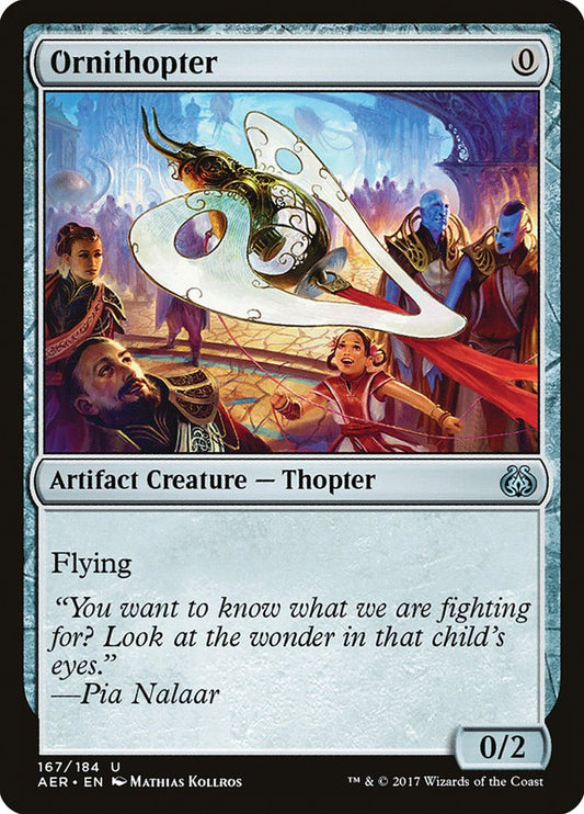 Ornithopter front